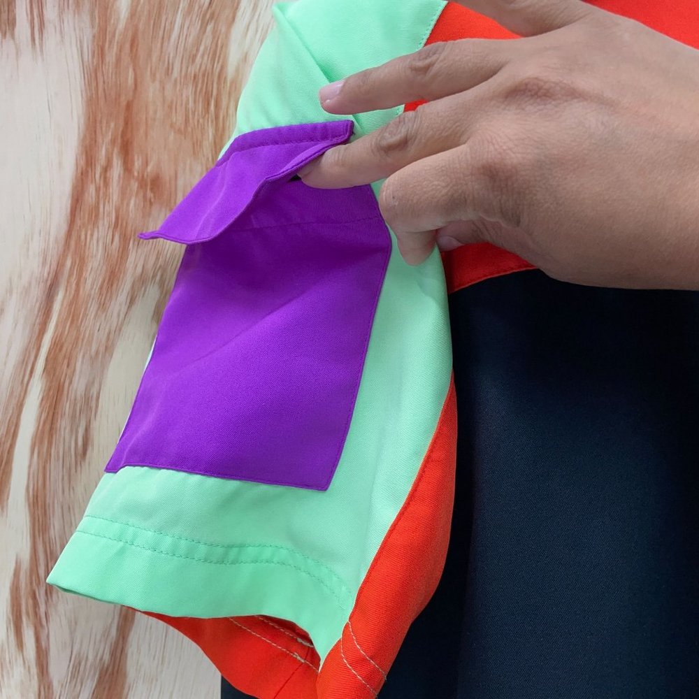 Jordan Air Jumpman 23 23XI Race Team Button Shirt Sz S Color Block Logo Spellout - Picture 6 of 11